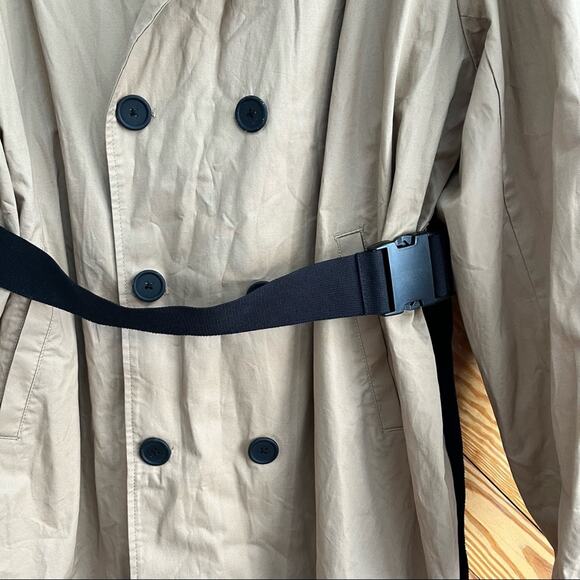 ASOS COLLUSION Unisex Belted Trench Coat 2XL - Picture 5 of 5
